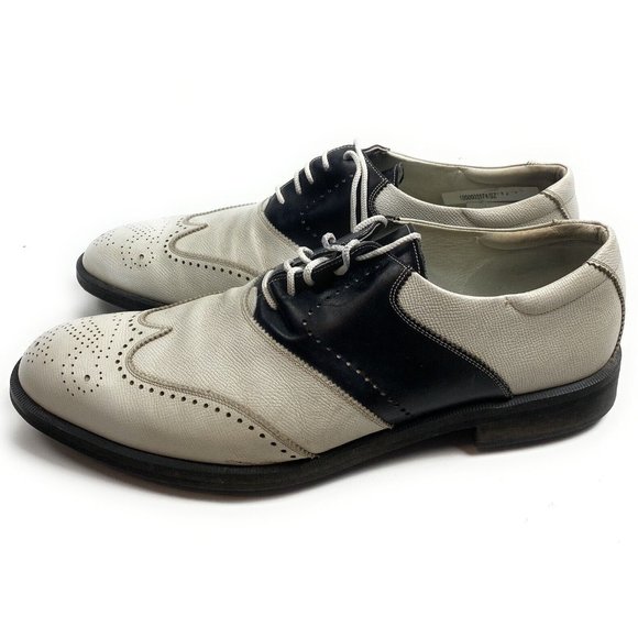 Zegna Sport Athletic Shoes Golf Wing Tips Made In Italy Size 12.5